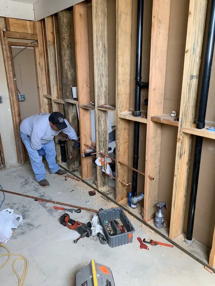 Commercial rough-in plumbing for Trenchless Sewer Repair in Rockdale